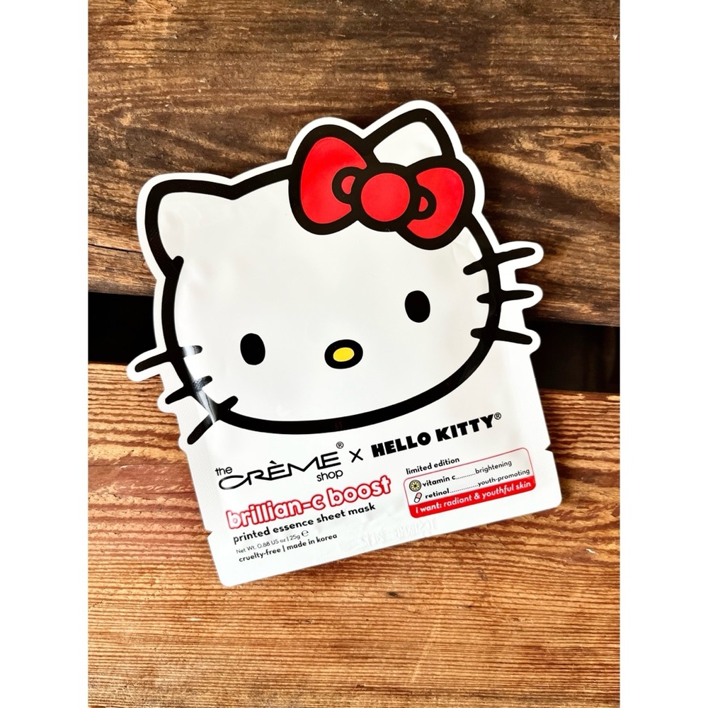 The Crème Shop x Hello Kitty Brillian-C Sheet Mask